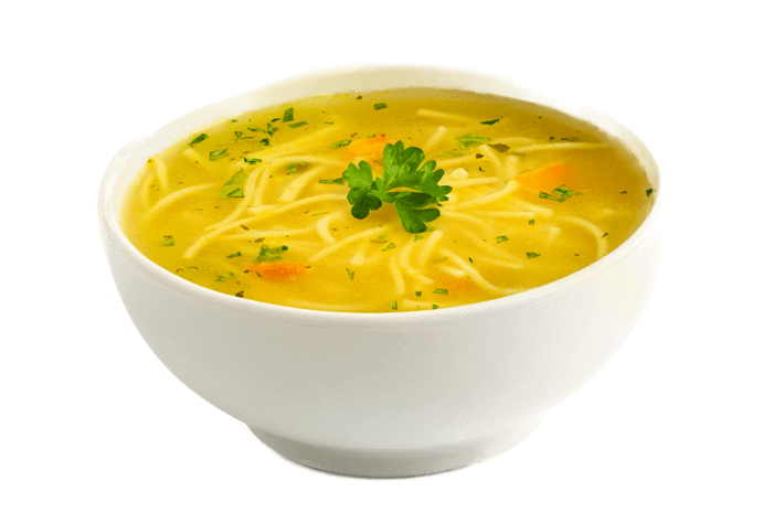 Curried Carrot Soup with Noodles